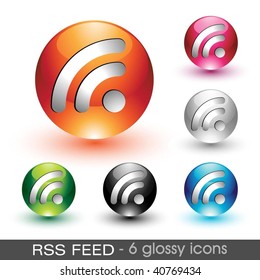 RSS Feed Icons Set