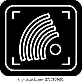 Rss Glyph Style Icon Design