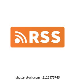 icono RSS y logotipo RSS. botón Suscribirse. Vectores.