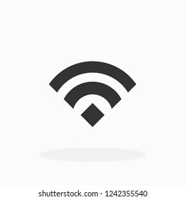 RSS icon. On grey background