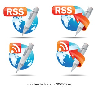 RSS icon set 2