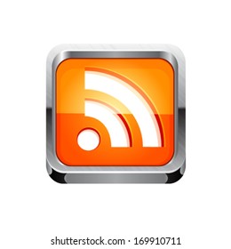 Rss icon. Vector 10 eps
