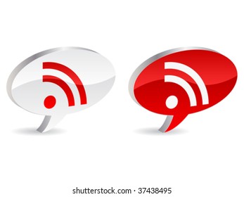 rss icon vector illustration