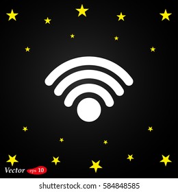 rss icon. Web design style.