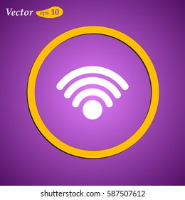 rss icon. Web design style.