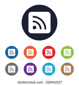 RSS icon for web and mobile