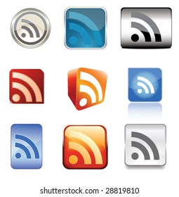 rss icons set
