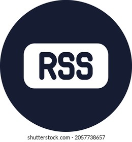 Rss Isolated Vector icon which can easily modify or edit

