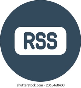 Rss Isolated Vector icon which can easily modify or edit

