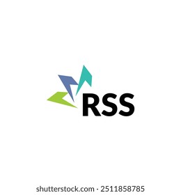 Projeto do logotipo da carta RSS no fundo branco. Criativo moderno RSS carta logotipo design. Design vetorial.
Cartas RSS, modelo de vetor de logotipo RSS.