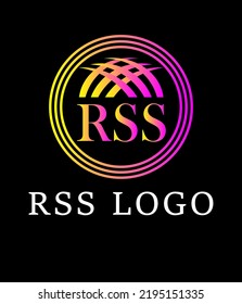 Uso de colores de gradiente de logotipo RSS