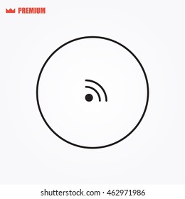 Rss minimalist vector icon