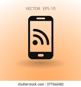 RSS mobile icon