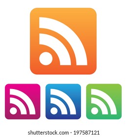 RSS or News feed symbol