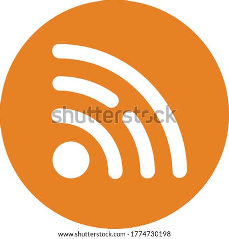 RSS News Feed vector Icon