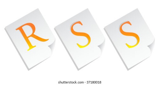 rss on paper labels