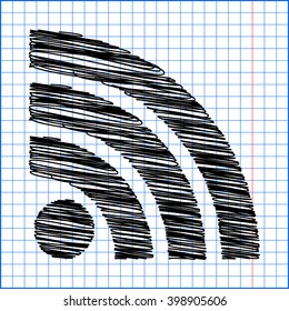 RSS sign icon