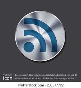rss symbol. character news symbol.