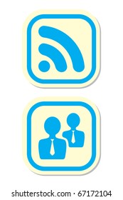 Iconos Rss y User