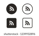 RSS wifi icon sign symbol