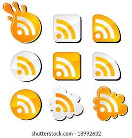 rss-icons set,  see also ID: 18992635 , 19139179