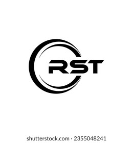 RST Logo Design, Inspiration for a Unique Identity. Modern Elegance and Creative Design. Watermark Your Success with the Striking this Logo.