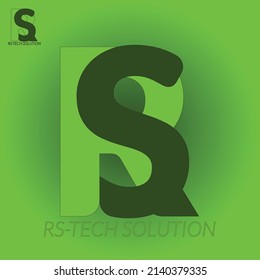 RS-TECH logo template design 2022