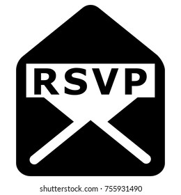 RSVP Black Icon