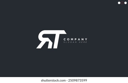 RT Lettres alphabétiques Initiales Logo monogramme TR, R et T