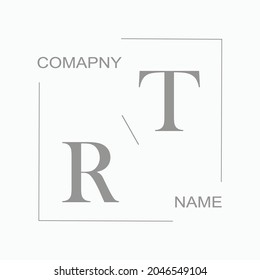 RT Beauty image vectorielle illustration logo de mariage