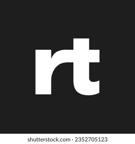 RT Markenname erste Buchstabengrafik.