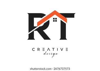 RT Creative Real Estate Architecture Monogramm und Home Logo