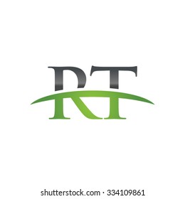 RT initial company green swoosh logo