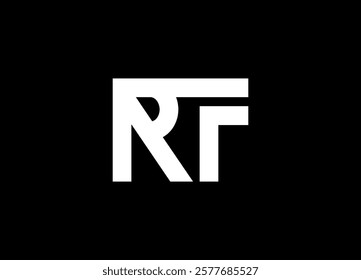 RT Logo Design Template Vector Graphic Branding Element.
