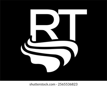 RT logo vector suitable for labels and production names