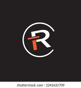 RT Simple Letters logo Vector