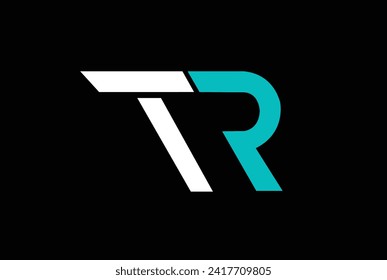 RT, TR, Abstract Letters Logo Monogram