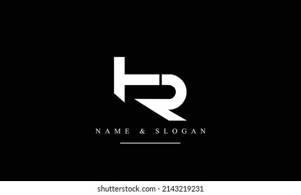 RT, TR, R, T abstract letters logo monogram