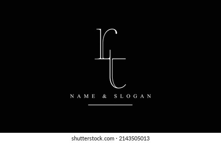 RT, TR, R, T abstract letters logo monogram