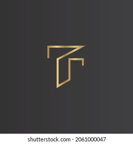 RT, TR, T AND R Abstract initial monogram letter alphabet logo design