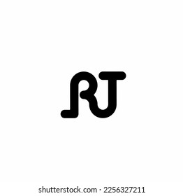 rt tr t r initial letters monogram logo