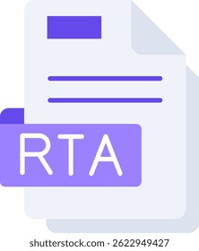 Diseño De Icono De Vector De Línea Rta