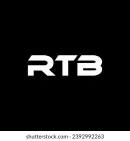 Diseño de logotipo de carta RTB, inspiración para una identidad única. Elegancia moderna y diseño creativo. Marca tu éxito con el impresionante logotipo.