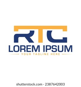 RTC Letter Logo Design Professional Logo Design