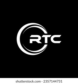 RTC Logo Design, Inspiration for a Unique Identity. Modern Elegance and Creative Design. Watermark Your Success with the Striking this Logo.