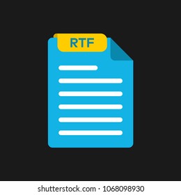 RTF file format icon