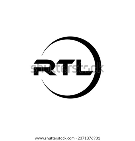 RTL Letter Logo Design, Inspiration for a Unique Identity. Modern Elegance and Creative Design. Watermark Your Success with the Striking this Logo.