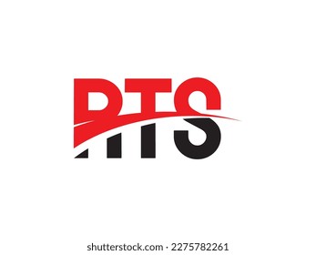 RTS Letter Initial Logo Design Vektorgrafik