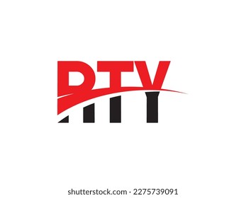 RTY Letter Initial Logo Design Vector Illustration