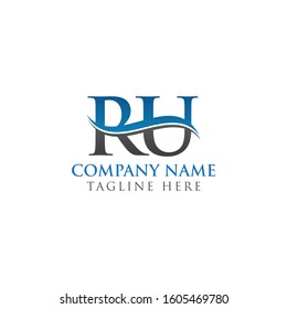 RU Letter Type Logo Design Vector Template. Abstract Letter RU Logo Design